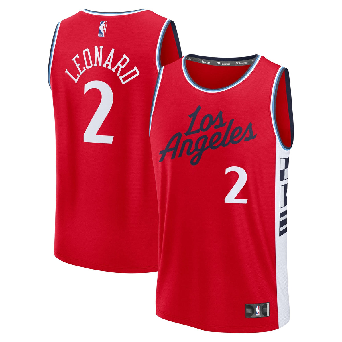 Men's LA Clippers Kawhi Leonard Fanatics Red Fast Break product image 1