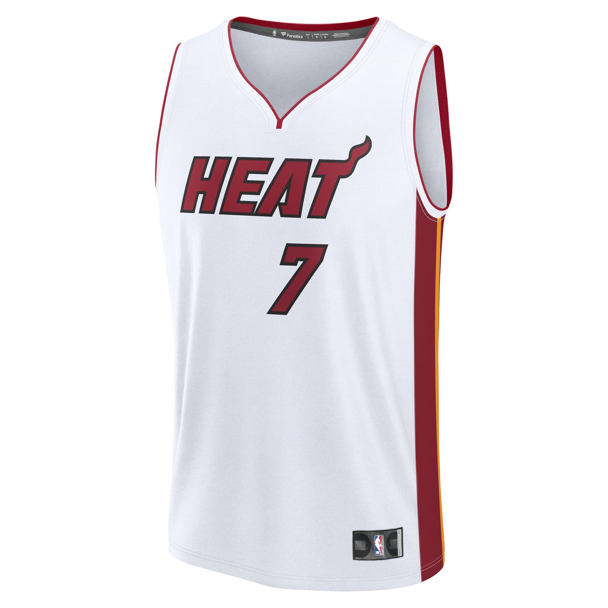 Men's Miami Heat Kel'el Ware Fanatics White Fast Break product image 3