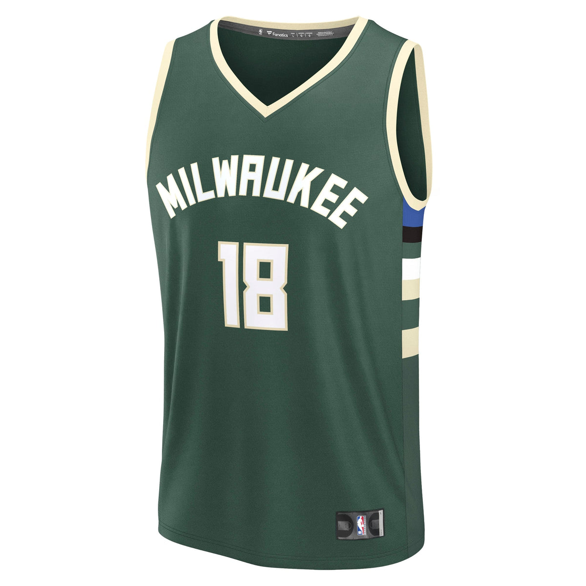 Men's Milwaukee Bucks Kyle Kuzma Fanatics Hunter Green Fast product image 3