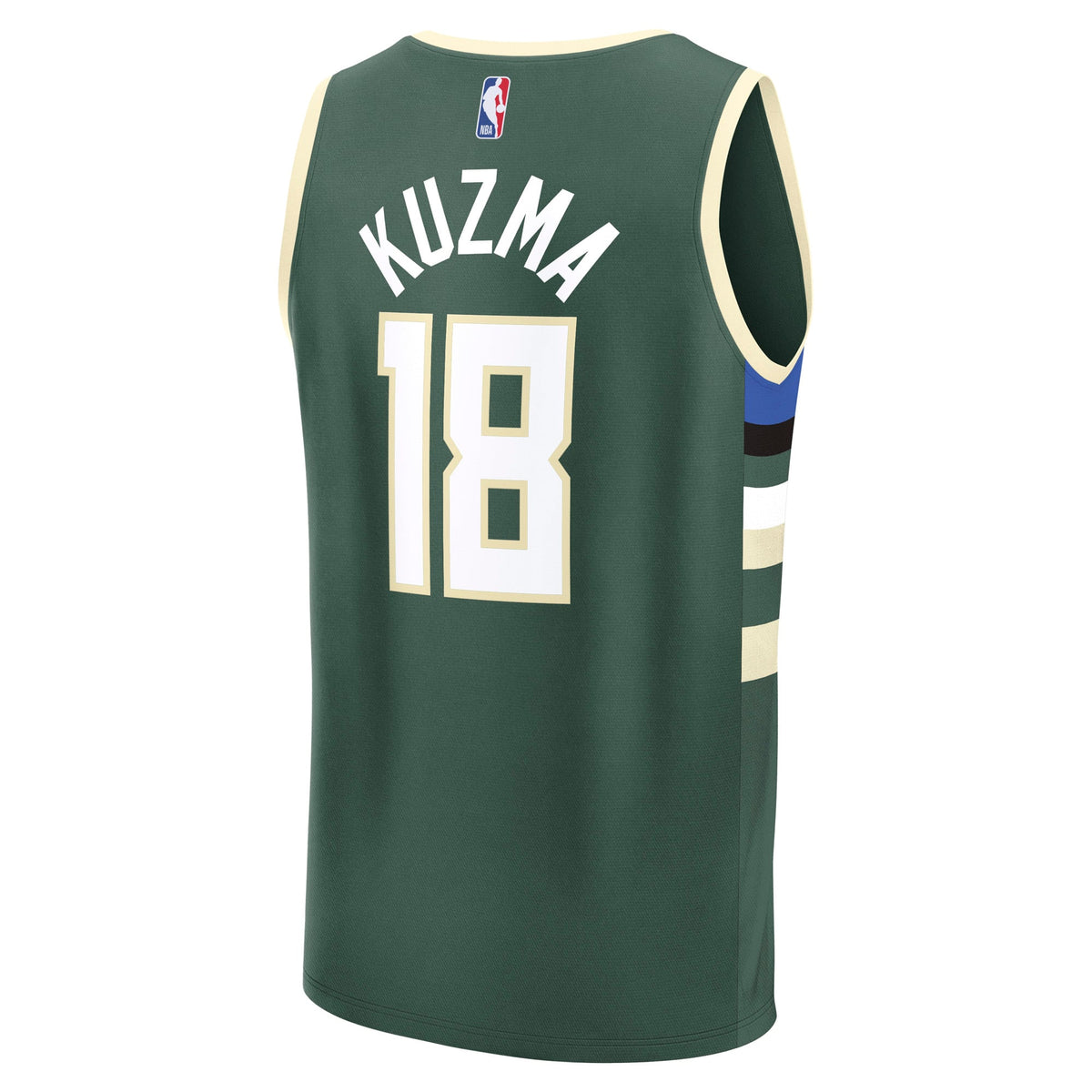 Men's Milwaukee Bucks Kyle Kuzma Fanatics Hunter Green Fast product image 4