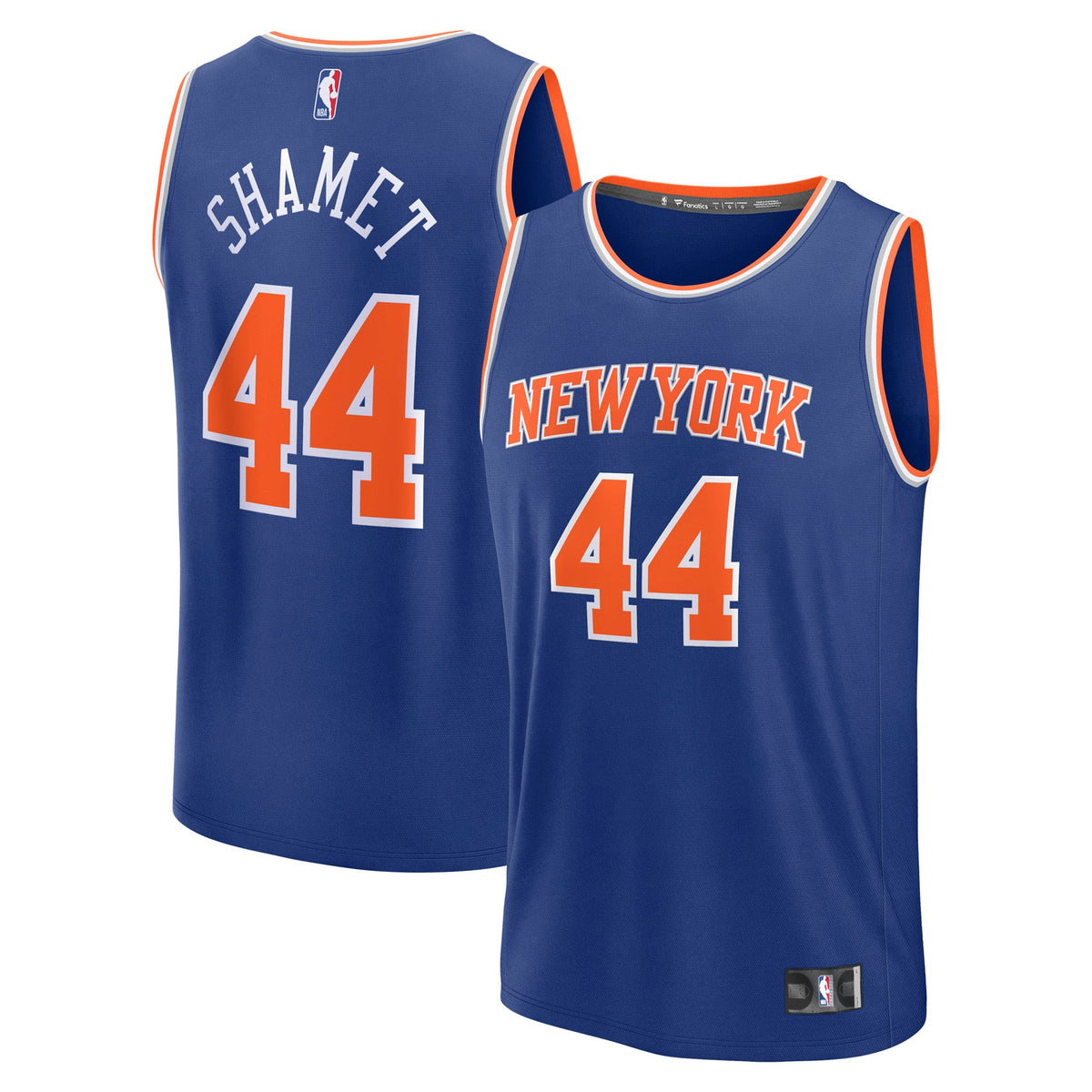 Men's New York Knicks Landry Shamet Fanatics Blue Fast product image 1