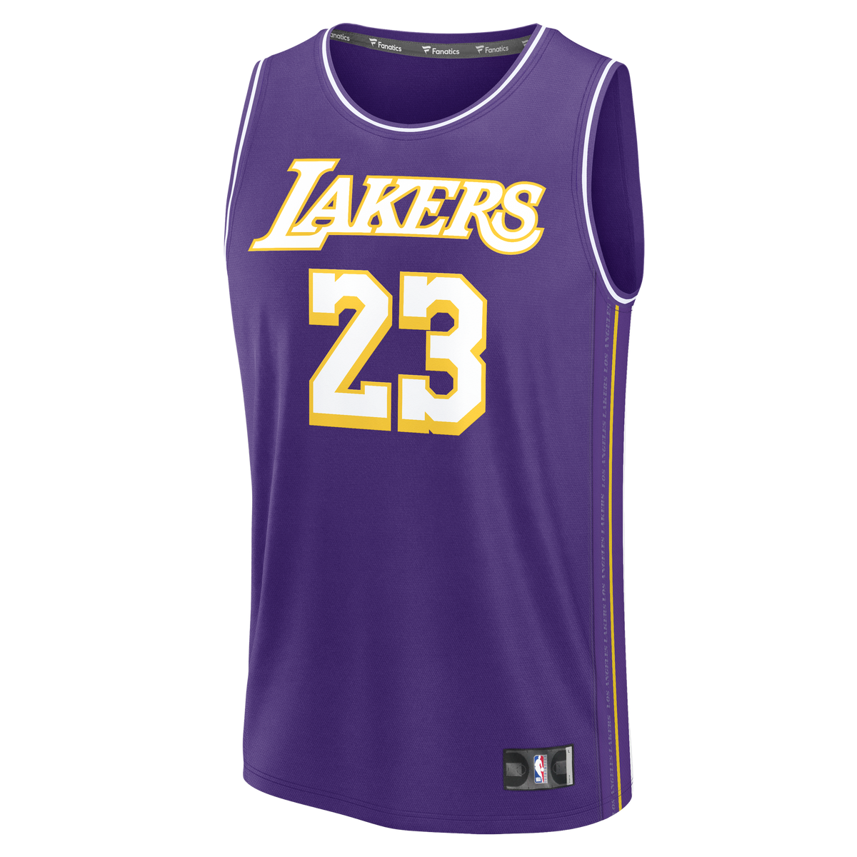 Men's Los Angeles Lakers LeBron James Fanatics Purple Fast product image 3