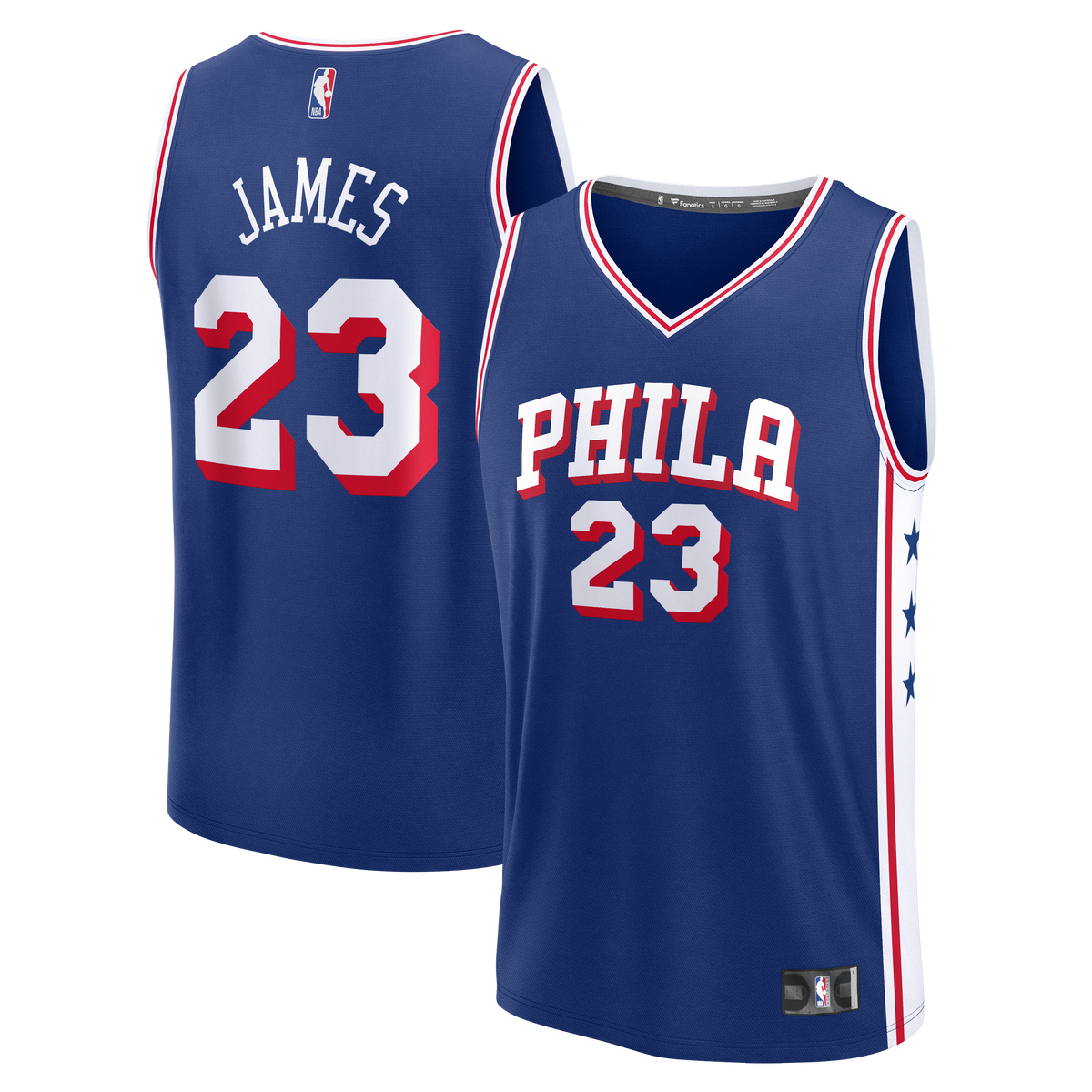 Men's Philadelphia 76ers LeBron James Fanatics Royal Fast product image 2