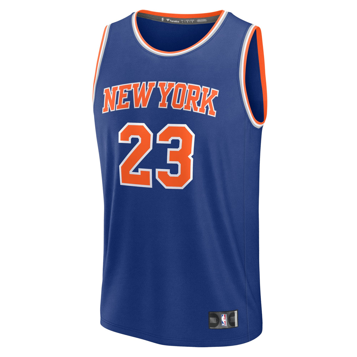 Men's New York Knicks Mitchell Robinson Fanatics Blue Fast product image 3