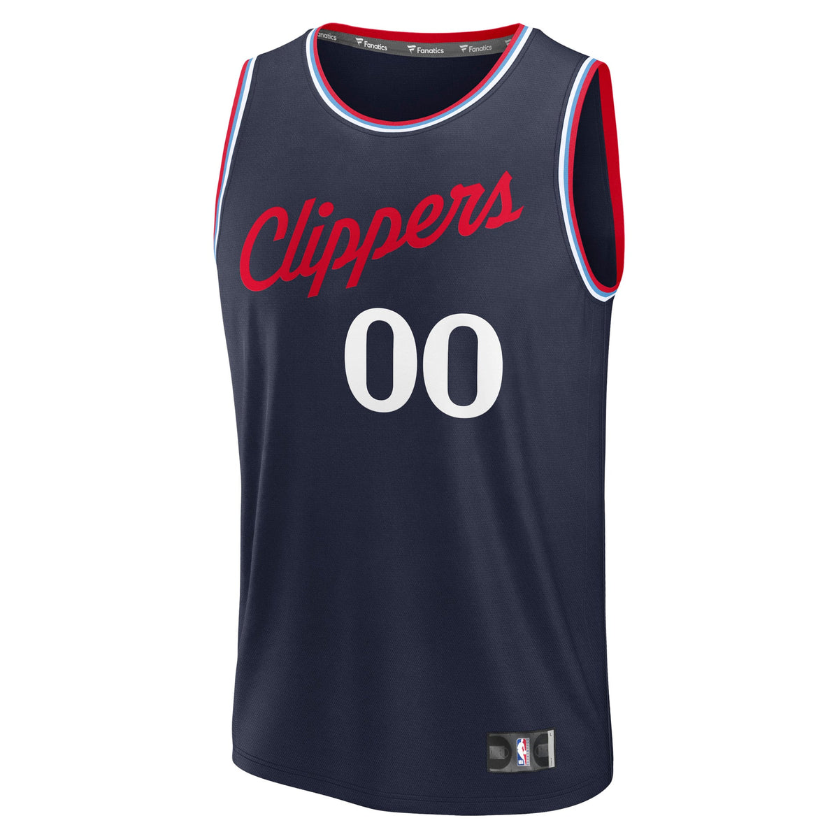 Men's LA Clippers Fanatics Navy Fast Break Custom Jersey product image 3