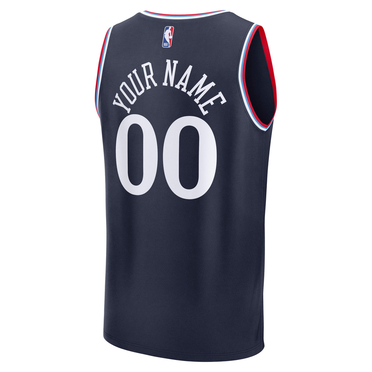 Men's LA Clippers Fanatics Navy Fast Break Custom Jersey product image 4