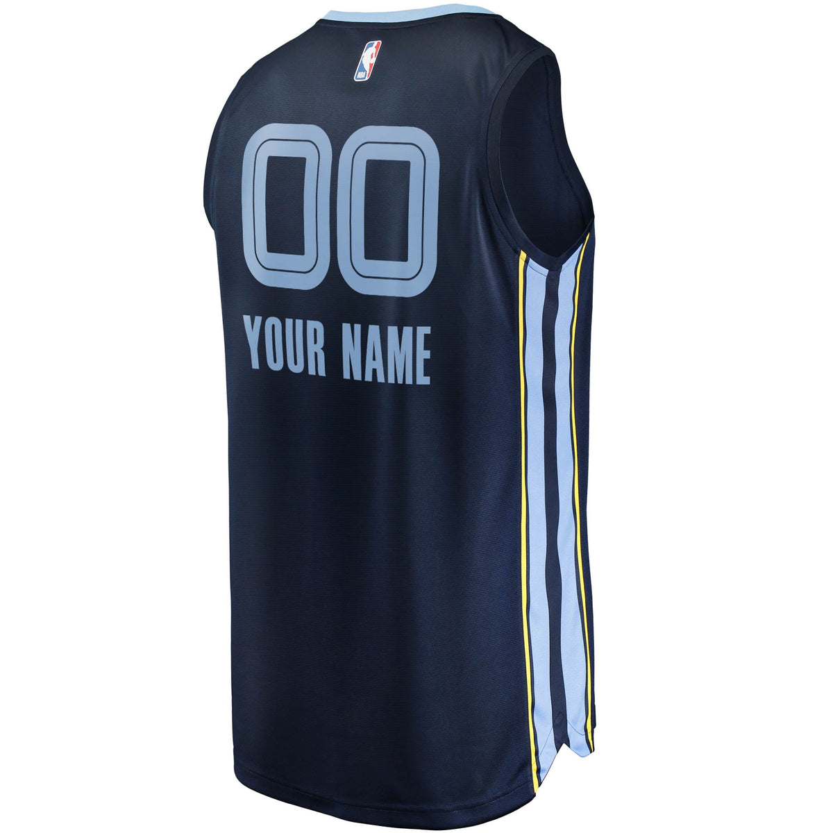 Men's Memphis Grizzlies Fanatics Navy Fast Break Custom product image 4