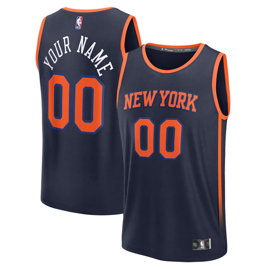 Men's New York Knicks Fanatics Navy Fast Break Custom product image 1
