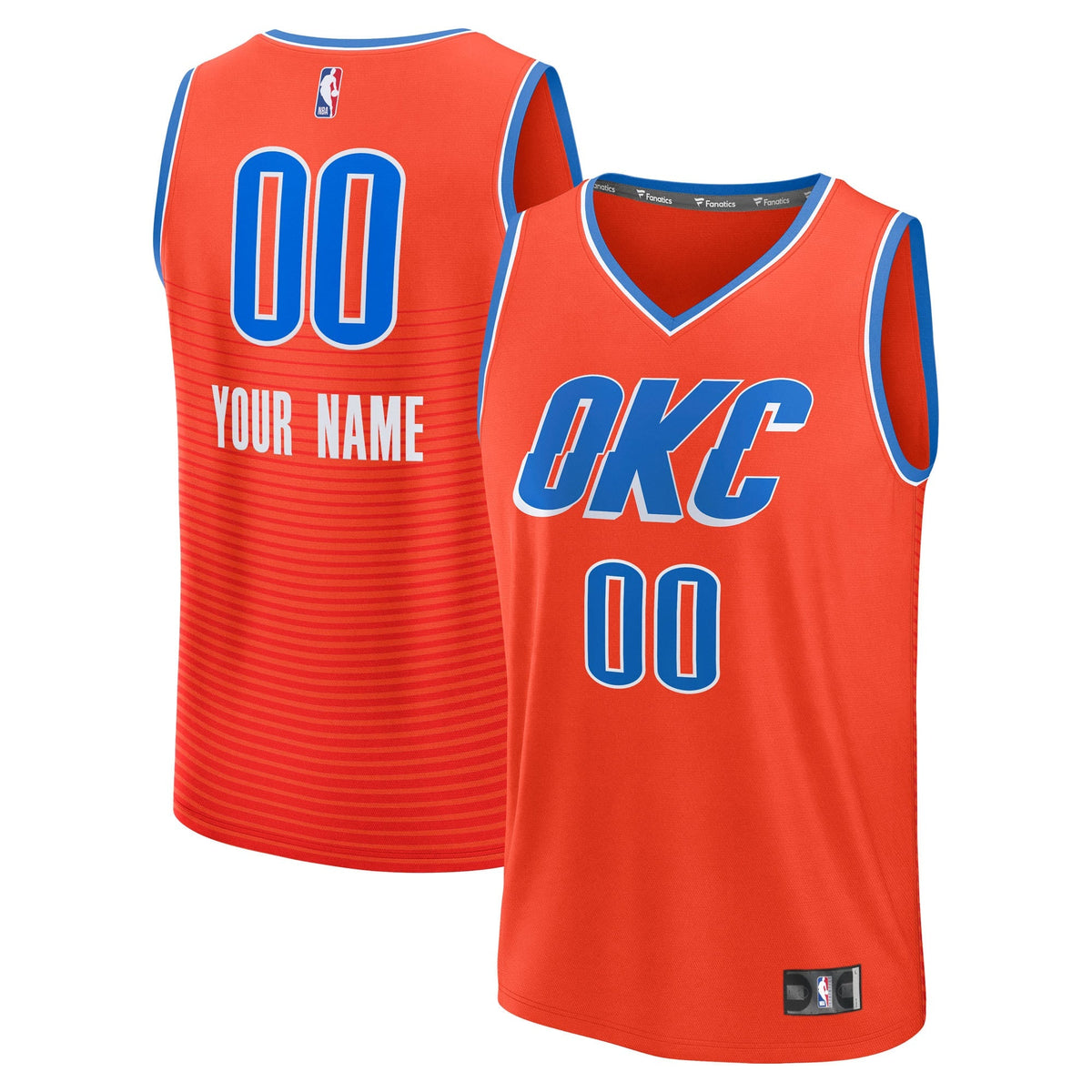 Men's Oklahoma City Thunder Fanatics Orange Fast Break product image 1
