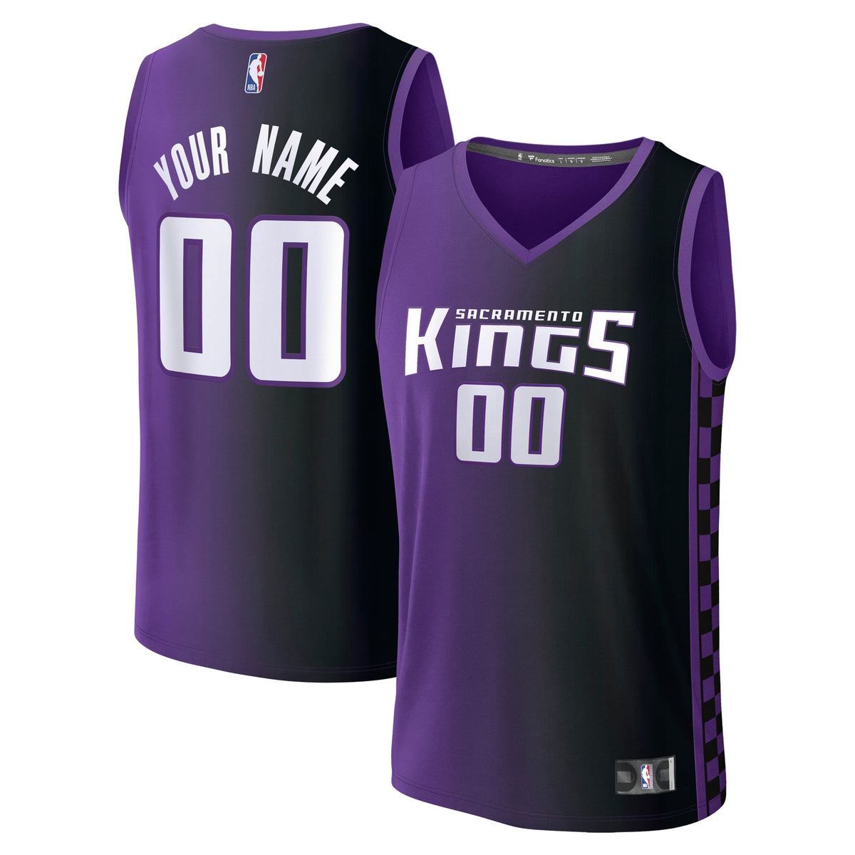 Men's Sacramento Kings Fanatics Purple Fast Break Custom product image 2