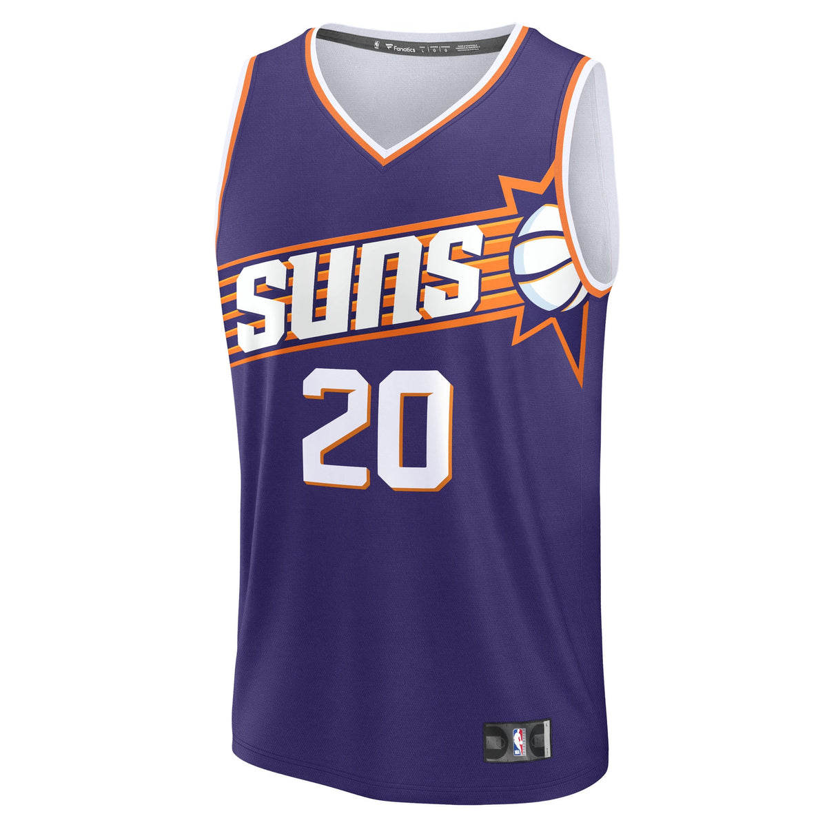 Men's Phoenix Suns Rasheer Fleming Fanatics Purple Fast product image 3