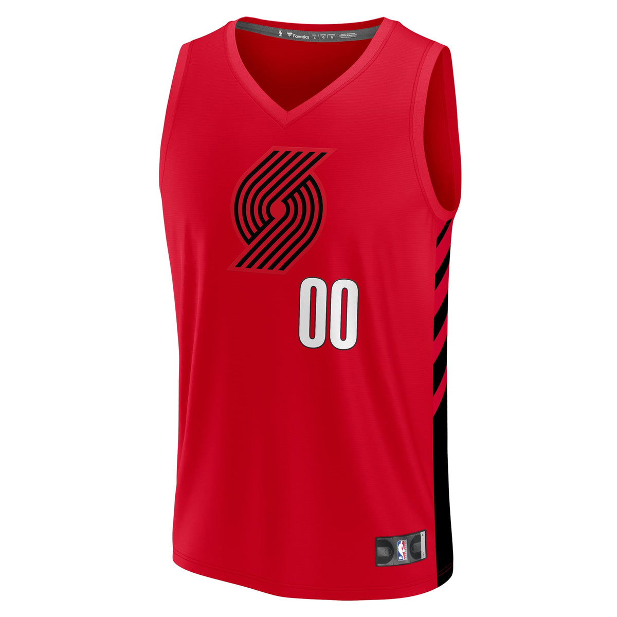 Men's Portland Trail Blazers Fanatics Red Fast Break Custom product image 3