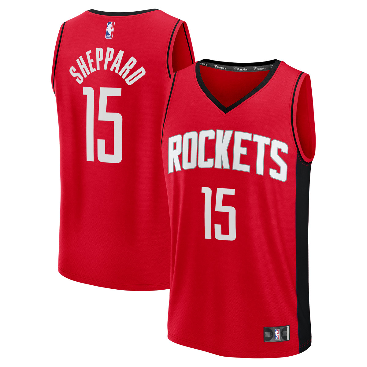 Men's Houston Rockets Reed Sheppard Fanatics Red Fast Break product image 2