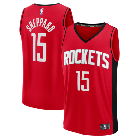 Men's Houston Rockets Reed Sheppard Fanatics Red Fast Break product image 1