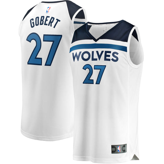 Men's Minnesota Timberwolves Rudy Gobert Fanatics White product image 1