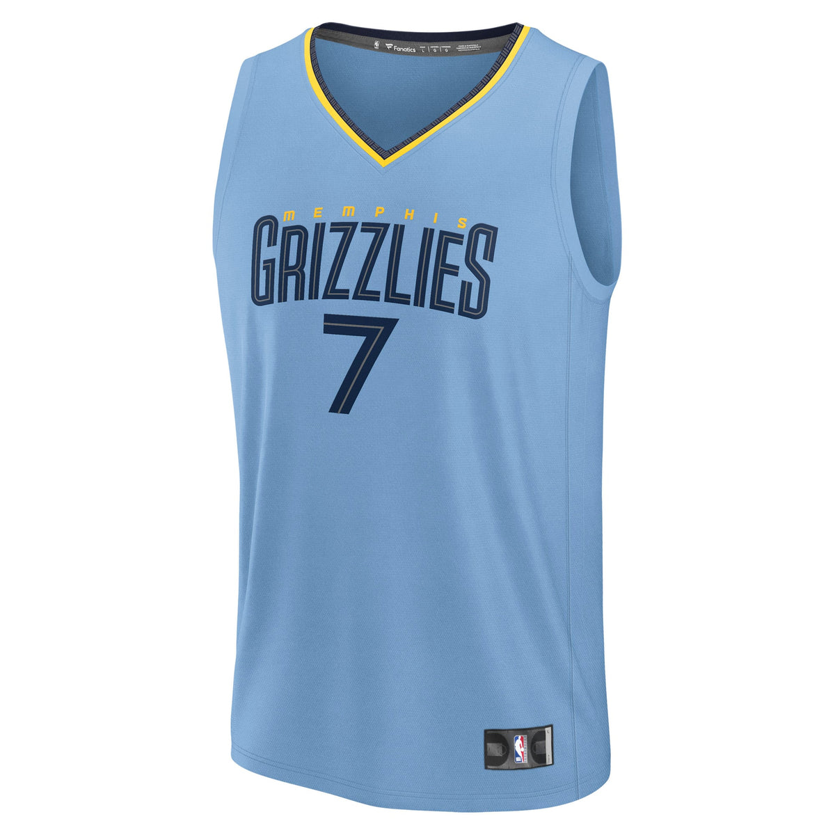 Men's Memphis Grizzlies Santi Aldama Fanatics Light Blue product image 3