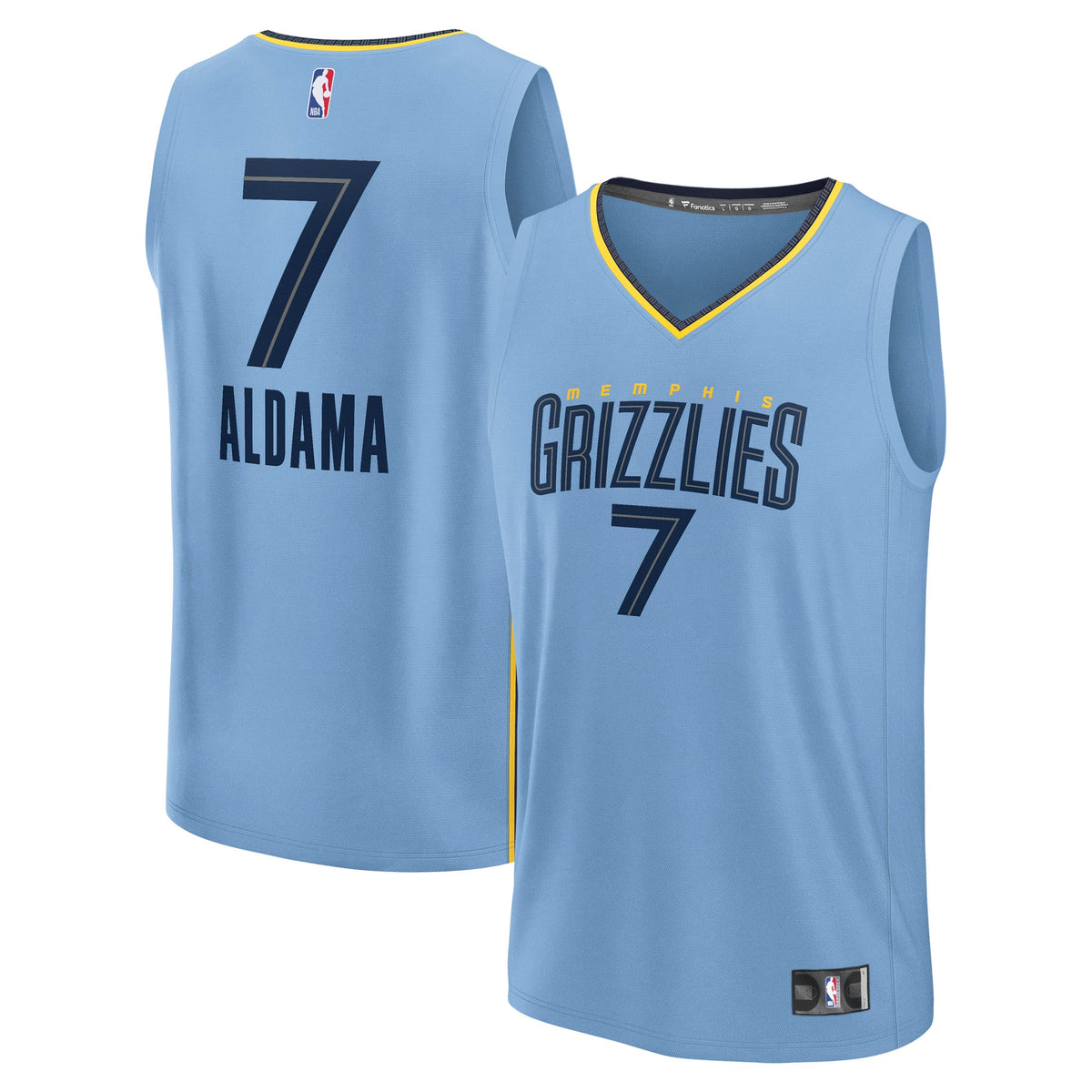 Men's Memphis Grizzlies Santi Aldama Fanatics Light Blue product image 1