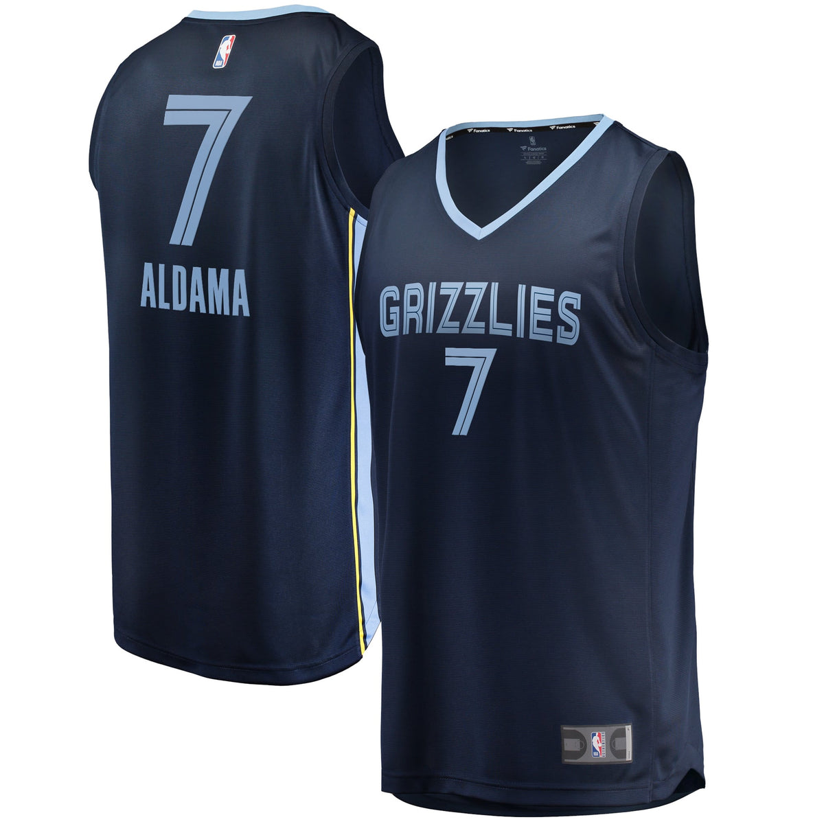 Men's Memphis Grizzlies Santi Aldama Fanatics Navy Fast product image 2