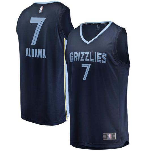 Men's Memphis Grizzlies Santi Aldama Fanatics Navy Fast product image 1