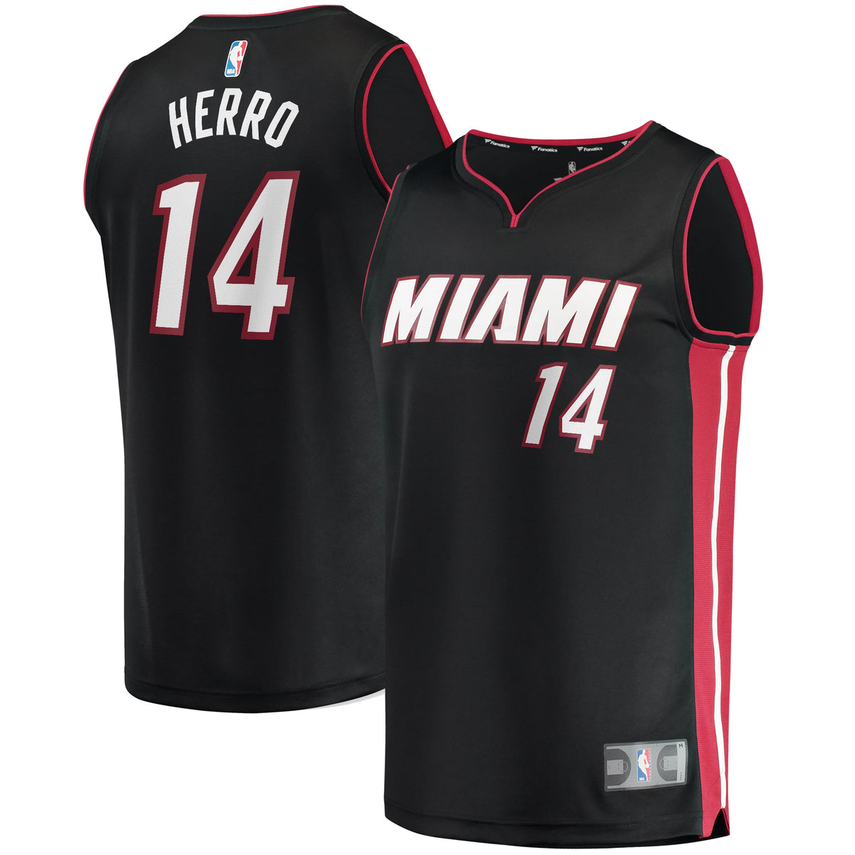Men's Miami Heat Tyler Herro Fanatics Black Fast Break product image 2
