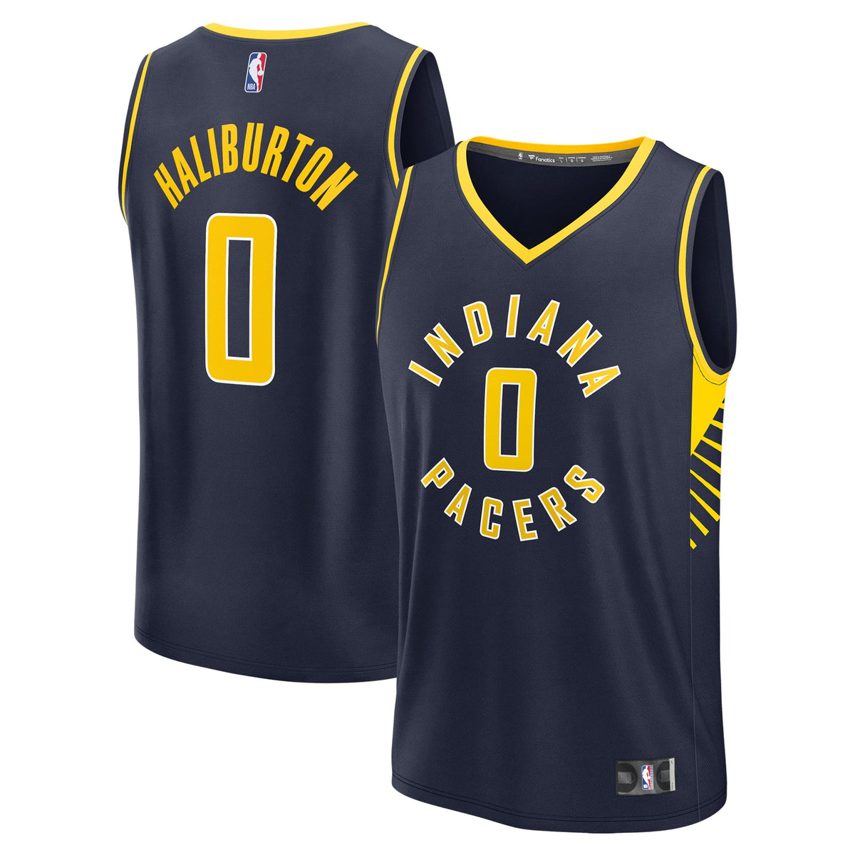 Men's Indiana Pacers Tyrese Haliburton Fanatics Navy Fast product image 2