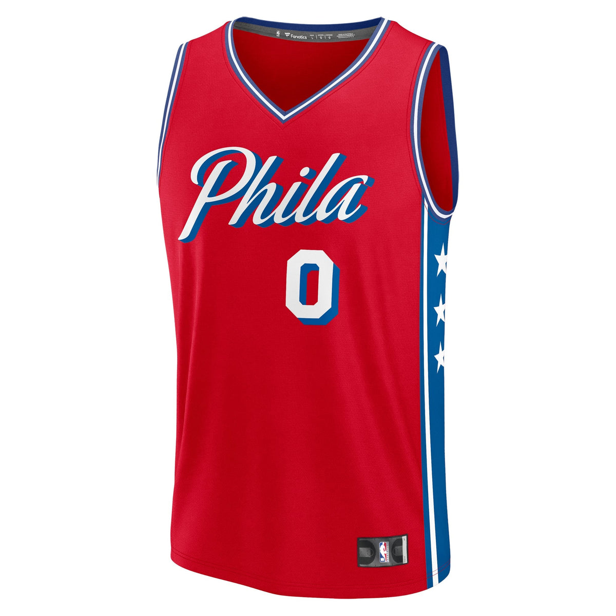 Men's Philadelphia 76ers Tyrese Maxey Fanatics Red Fast product image 3