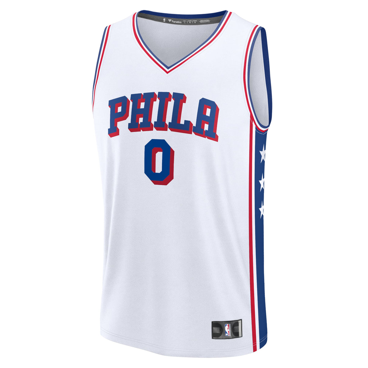 Men's Philadelphia 76ers Tyrese Maxey Fanatics White Fast product image 3