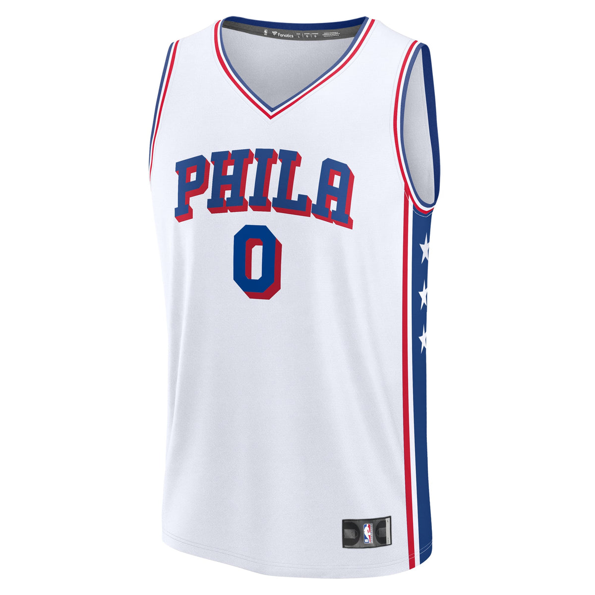 Men's Philadelphia 76ers Tyrese Maxey Fanatics White Fast product image 3