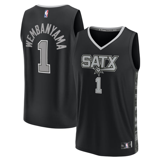 Men's San Antonio Spurs Victor Wembanyama Fanatics Black product image 1