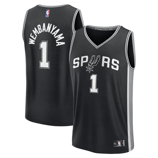 Men's San Antonio Spurs Victor Wembanyama Fanatics Black product image 1