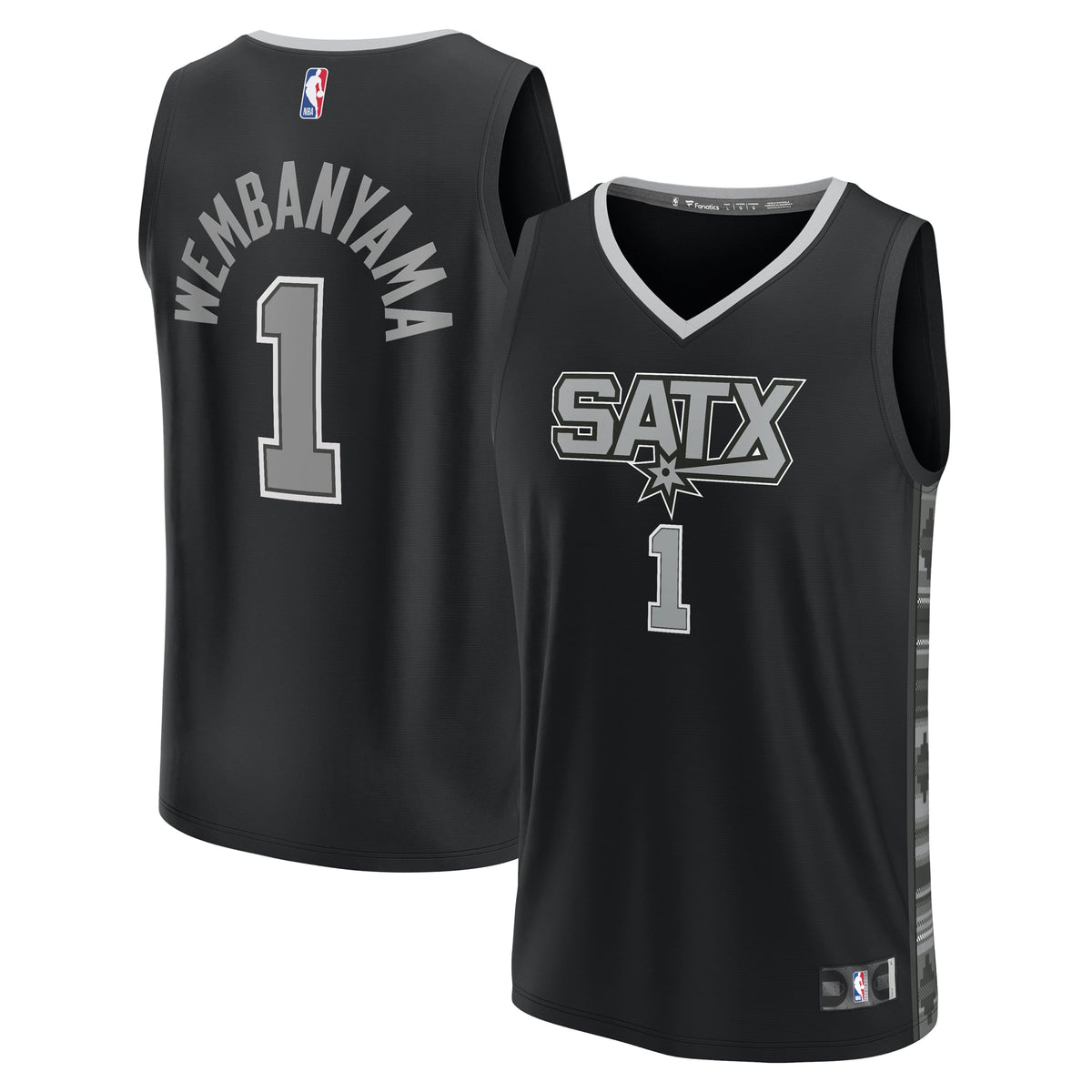 Men's San Antonio Spurs Victor Wembanyama Fanatics Black product image 2
