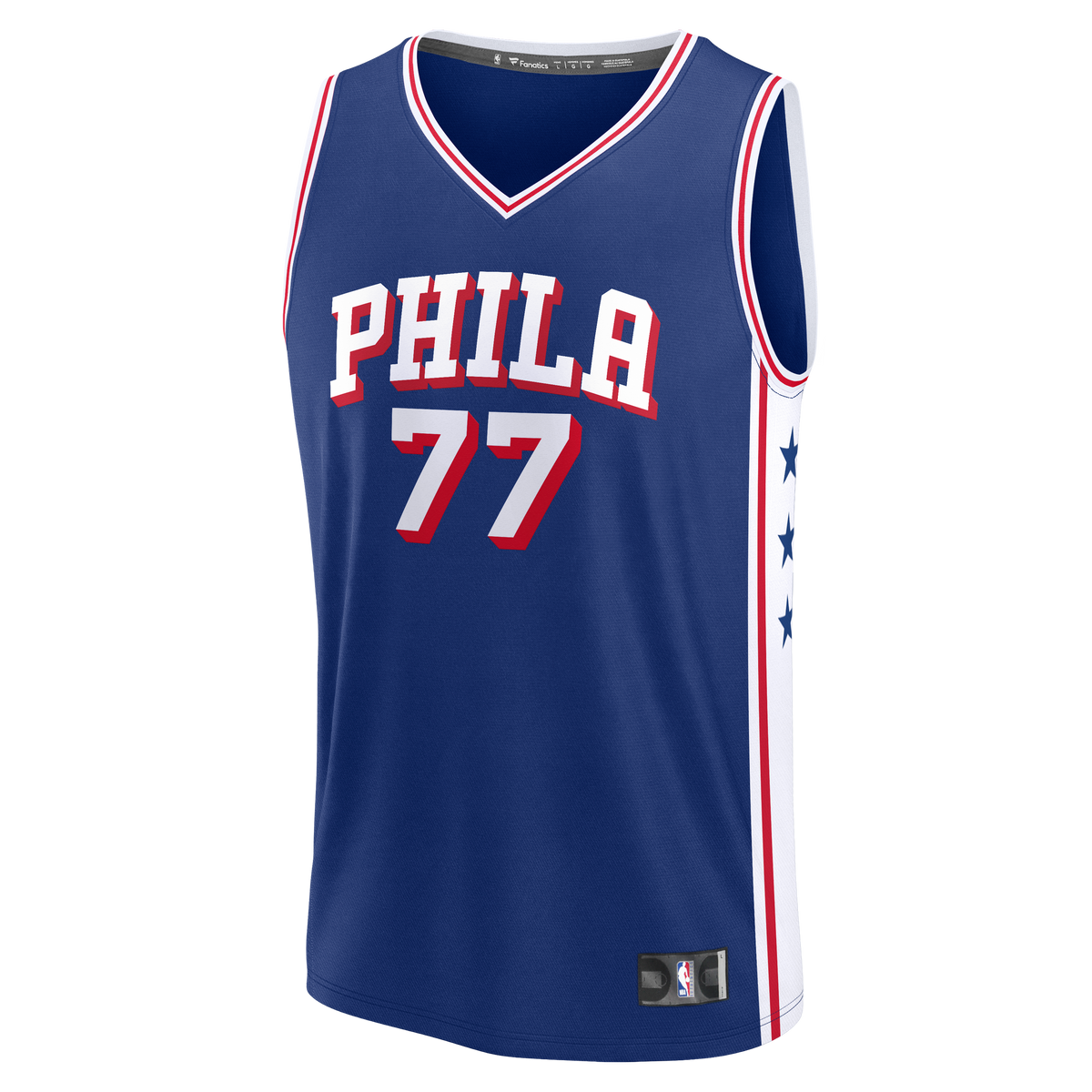 Men's Philadelphia 76ers VJ Edgecombe Fanatics Royal Fast product image 3