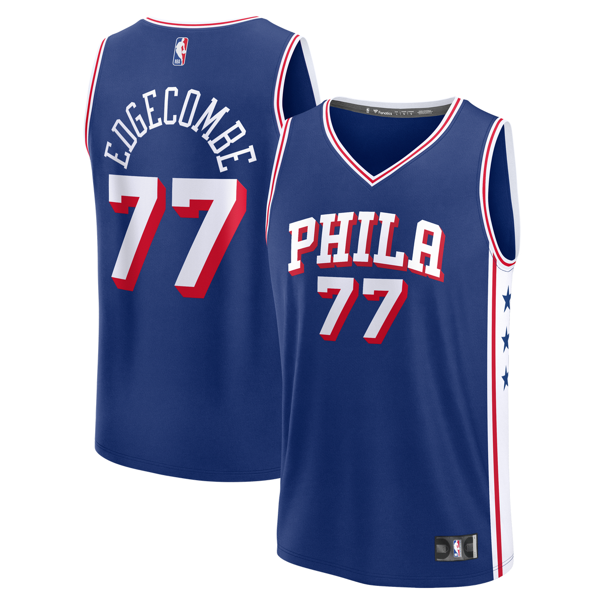 Men's Philadelphia 76ers VJ Edgecombe Fanatics Royal Fast product image 1