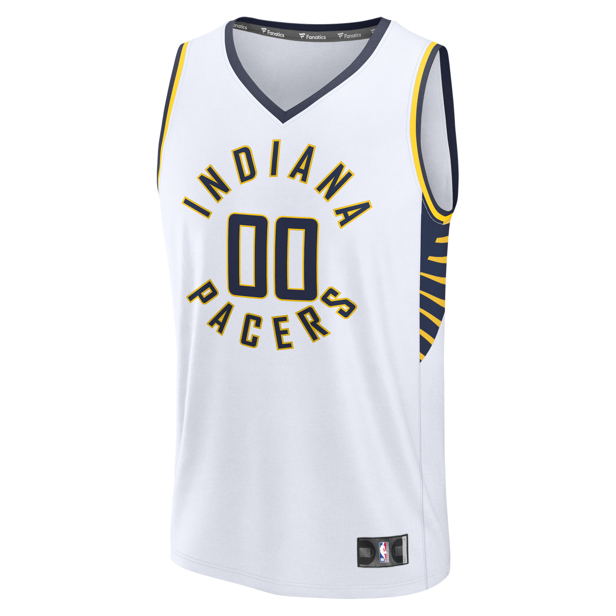Men's Indiana Pacers Fanatics White Fast Break Custom product image 3