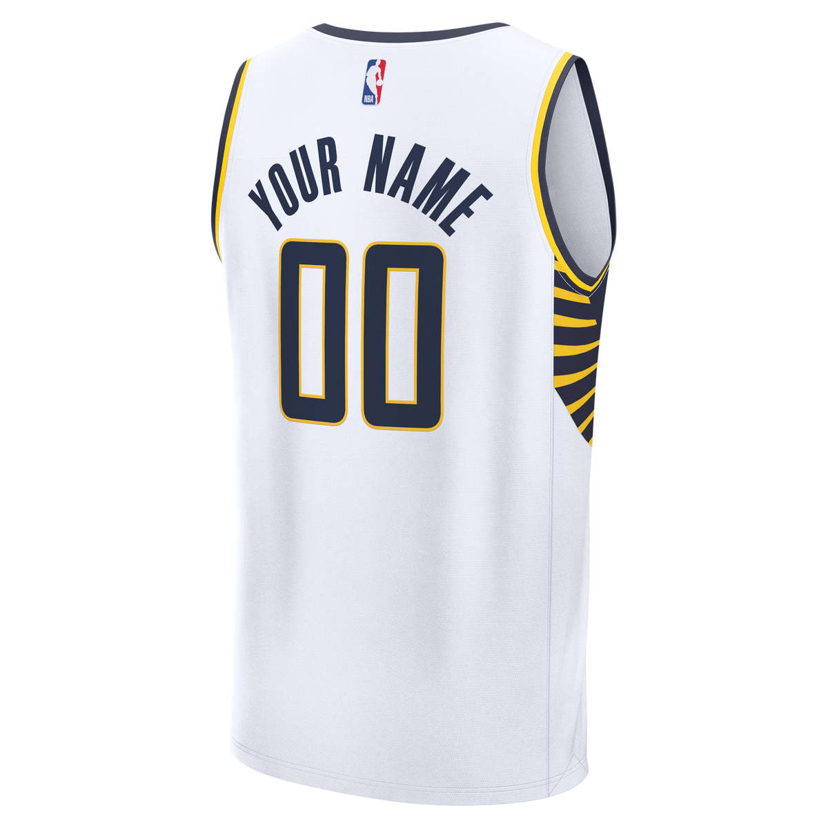 Men's Indiana Pacers Fanatics White Fast Break Custom product image 4