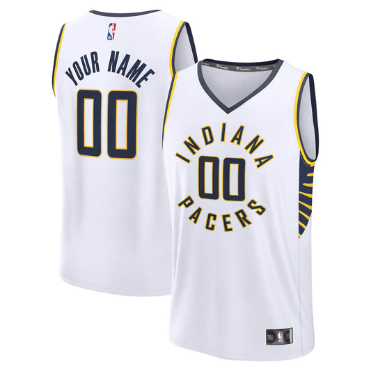 Men's Indiana Pacers Fanatics White Fast Break Custom product image 1