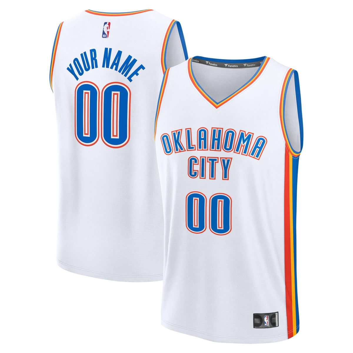 Men's Oklahoma City Thunder Fanatics White Fast Break product image 1
