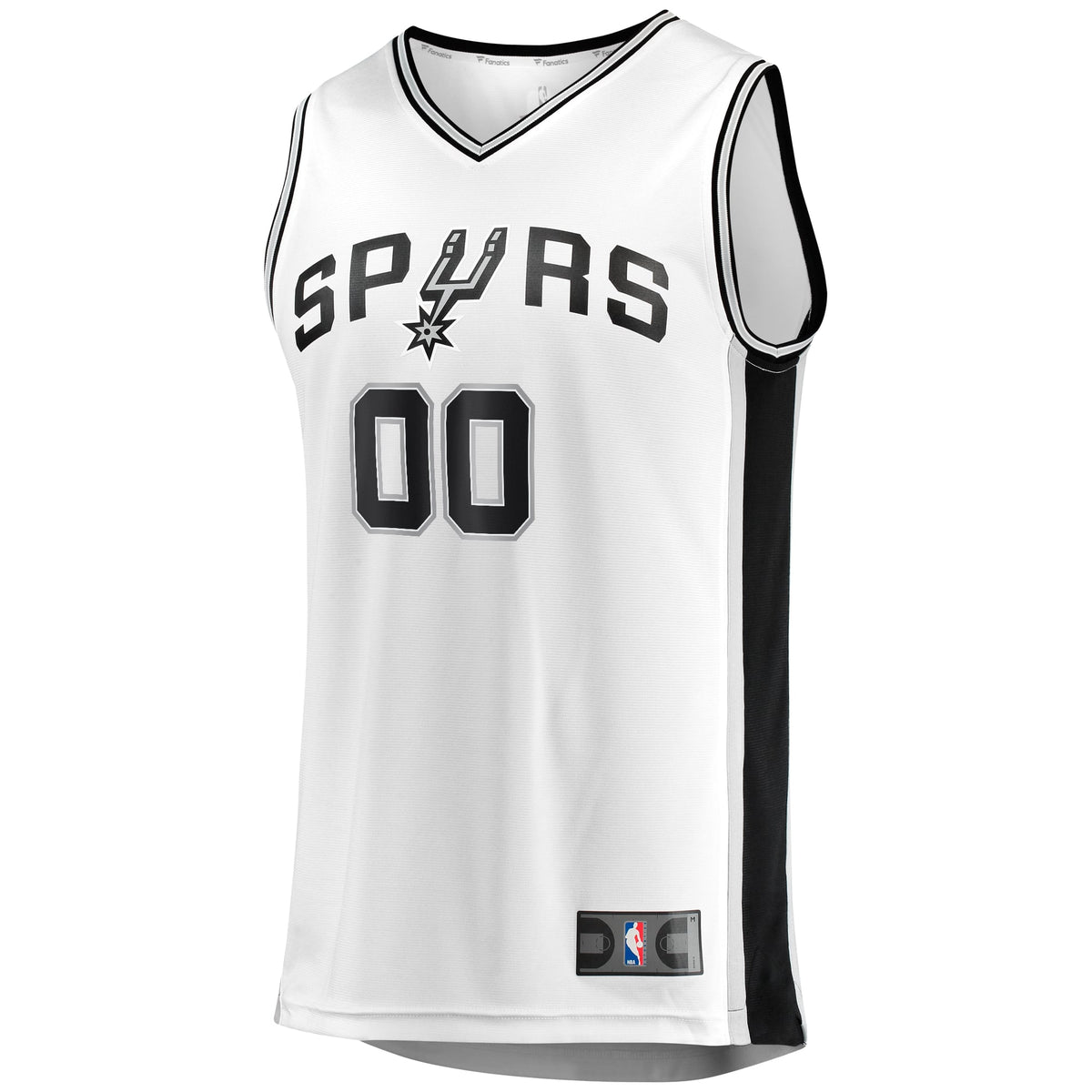 Men's San Antonio Spurs Fanatics White Fast Break Custom product image 3