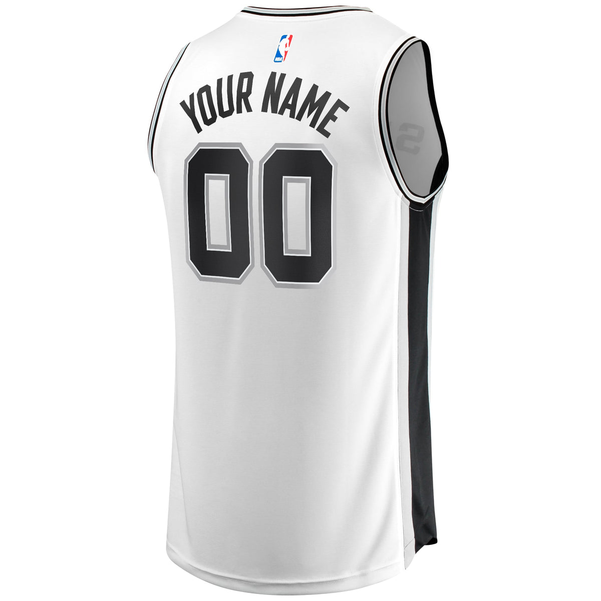Men's San Antonio Spurs Fanatics White Fast Break Custom product image 4