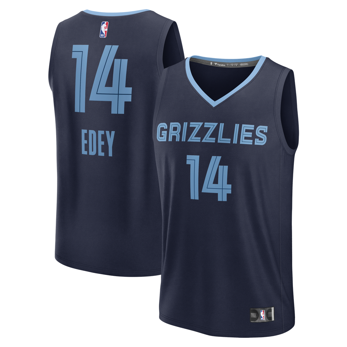 Men's Memphis Grizzlies Zach Edey Fanatics Navy Fast Break product image 1
