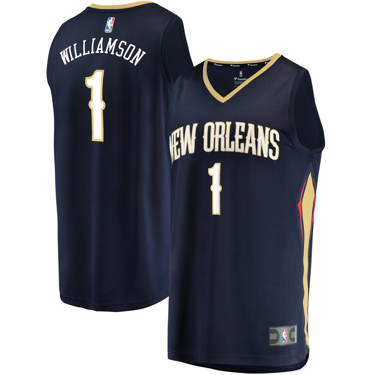 Men's New Orleans Pelicans Zion Williamson Fanatics Navy product image 1