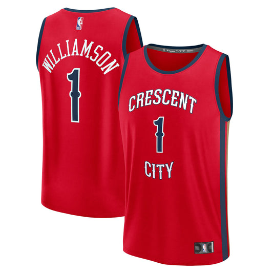Men's New Orleans Pelicans Zion Williamson Fanatics Red product image 1