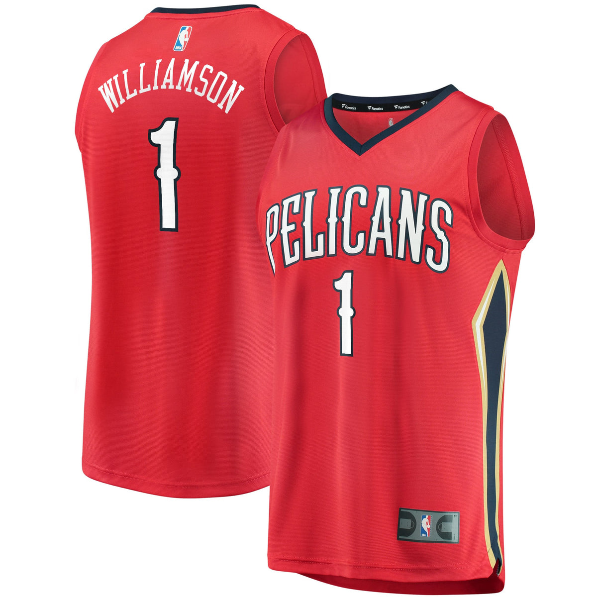 Men's New Orleans Pelicans Zion Williamson Fanatics Red product image 1