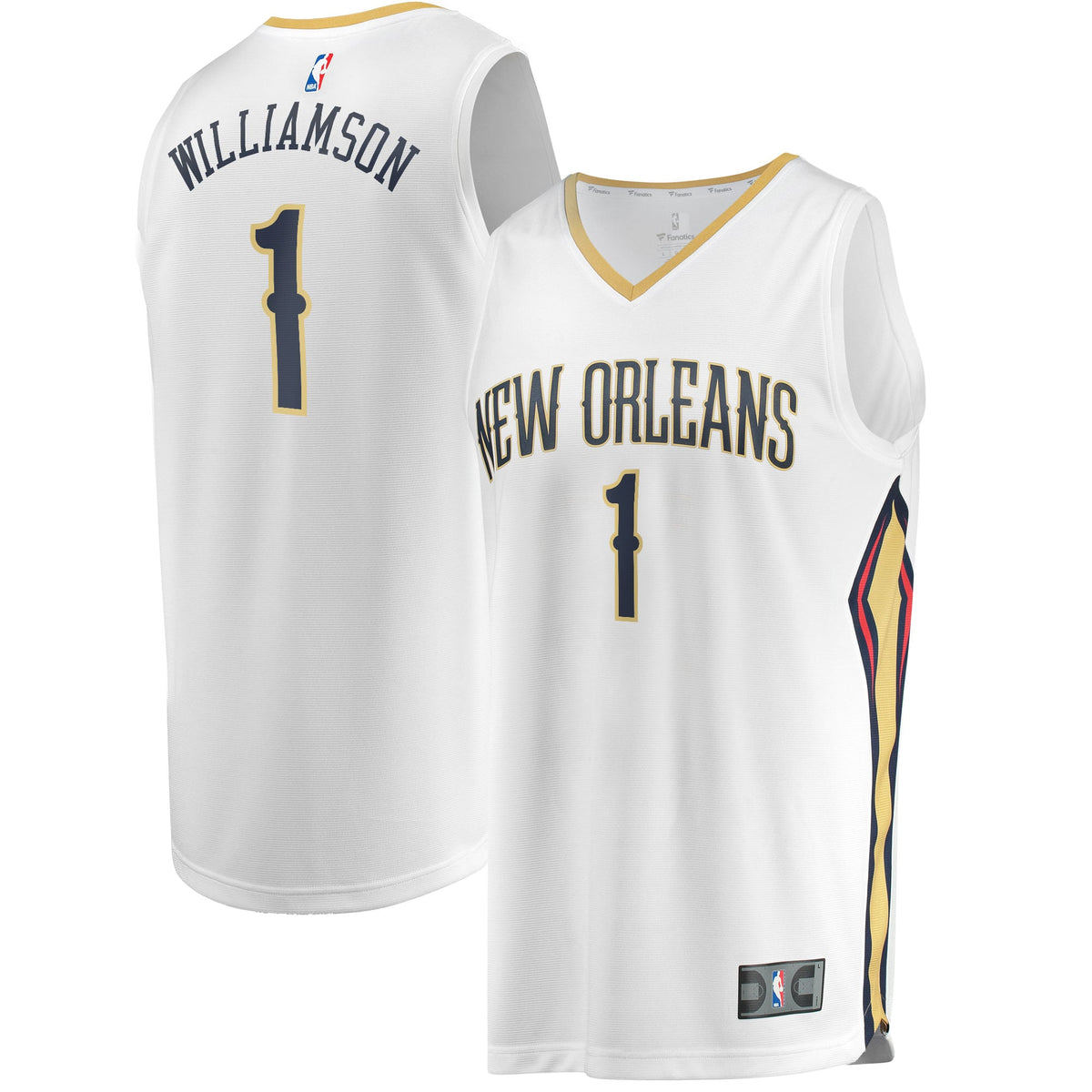 Men's New Orleans Pelicans Zion Williamson Fanatics White product image 1