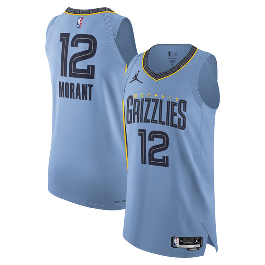 Men's Memphis Grizzlies Ja Morant Jordan Brand Light Blue product image 1