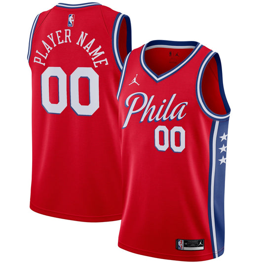 Men's Philadelphia 76ers Jordan Brand Red Swingman Custom product image 1