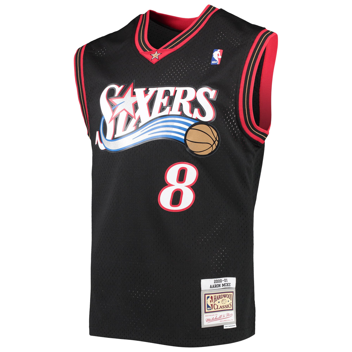 Men's Philadelphia 76ers Aaron McKie Mitchell & Ness Black product image 3