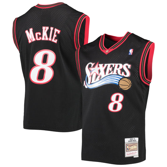 Men's Philadelphia 76ers Aaron McKie Mitchell & Ness Black product image 1