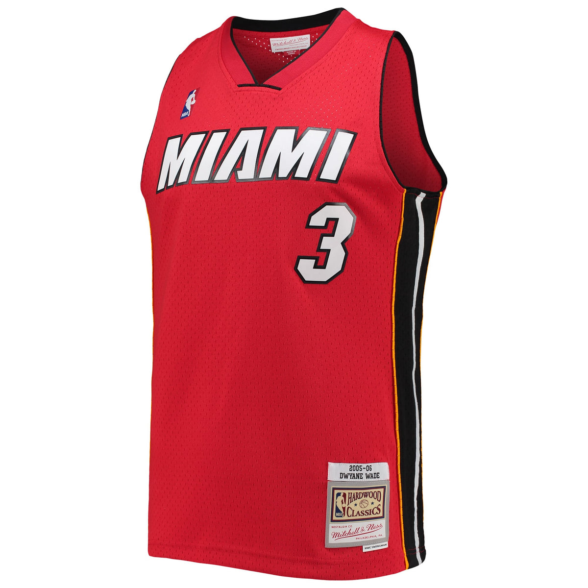 Men's Miami Heat Dwyane Wade Mitchell & Ness Red Hardwood product image 3