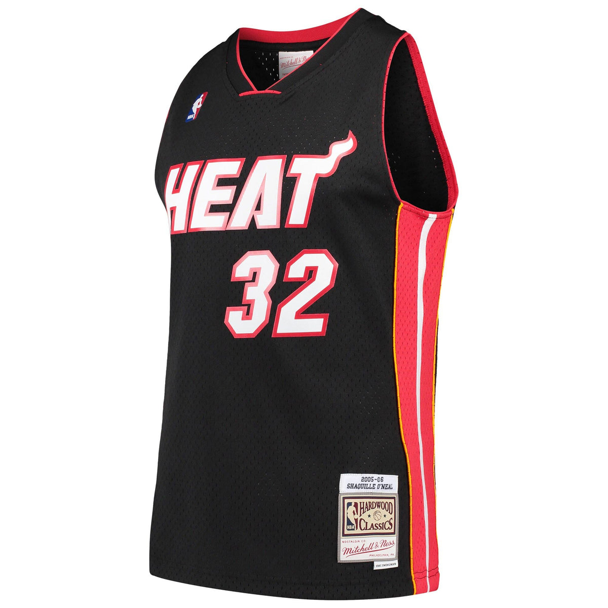 Men's Miami Heat Shaquille O'Neal Mitchell & Ness Black product image 3